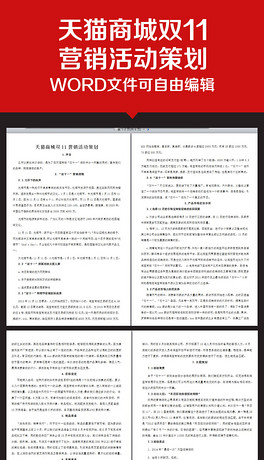 实用网店创业计划书淘宝店天猫商城