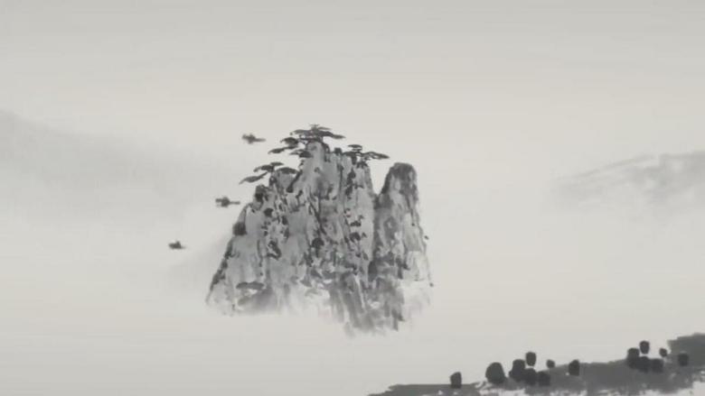 什么是水墨画的视频 true