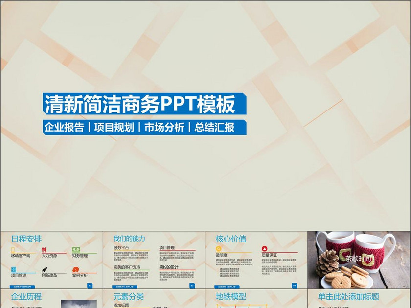 企业简介产品销售案例客户服务PPT模版