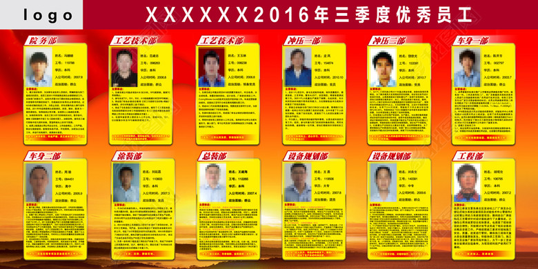 优秀员工表彰嘉奖优秀(图片编号:14963493)_企