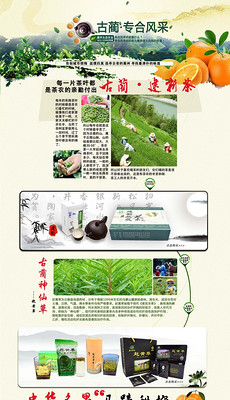 淘宝茶叶全屏轮播图片模板