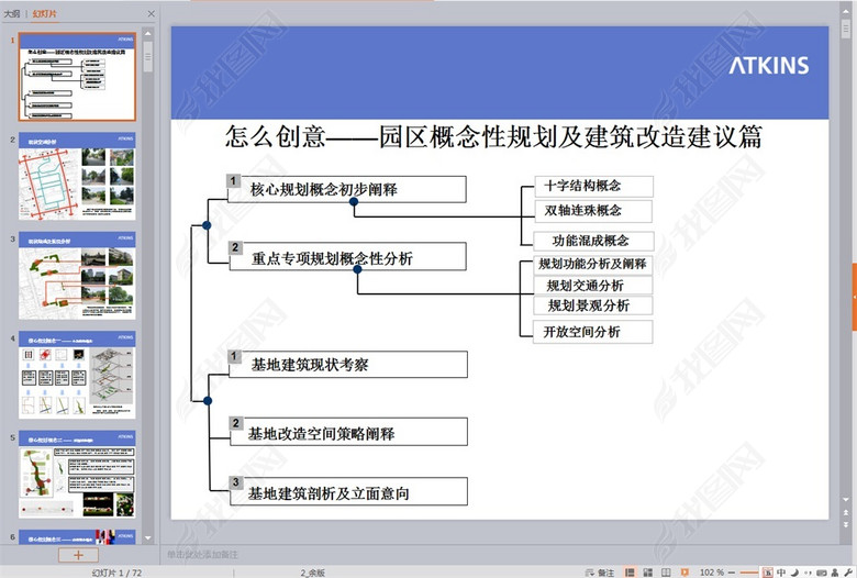 产业园区概念性规划图片下载ppt素材-建筑方案