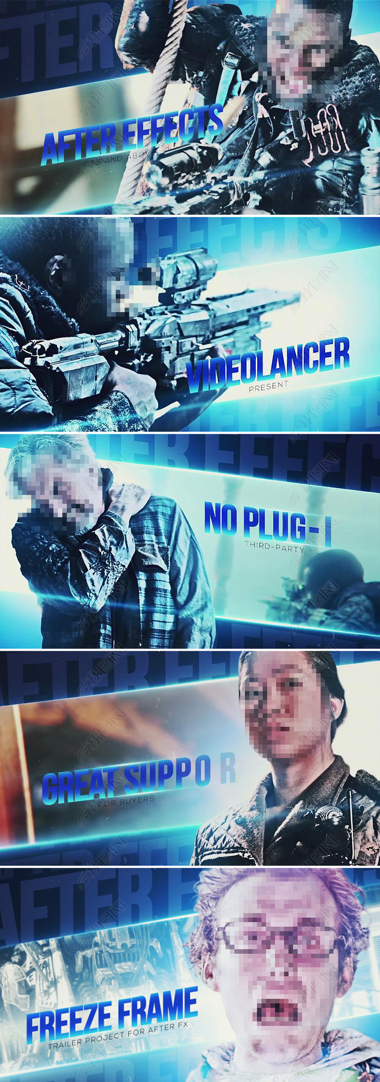 影视节目微电影片头ae模板下载