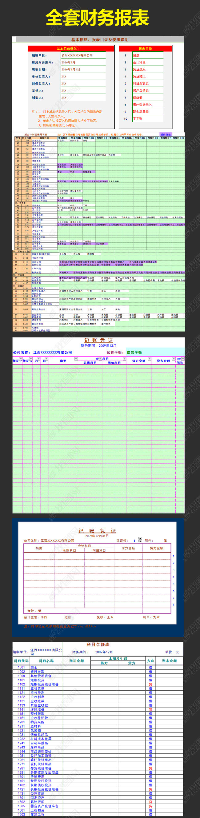 2016Excel񱨱ģȫ