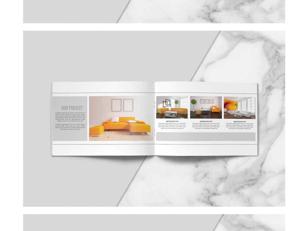 6个企业产品展示手册排版设计