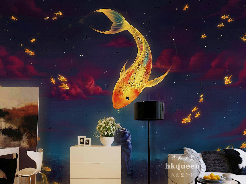 梦境之谜，田间青色飞鱼的寓言