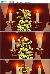 【精品】祝寿片头视频素材动态视频素材设计_