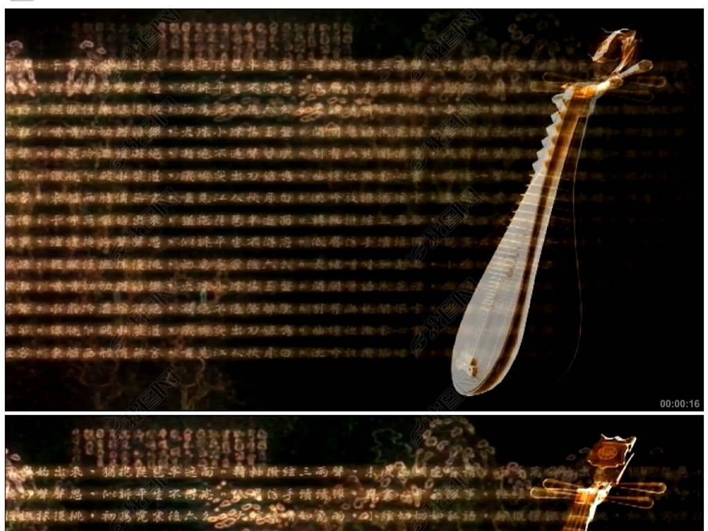 琵琶行乐器弹奏白居易古韵中国风视频