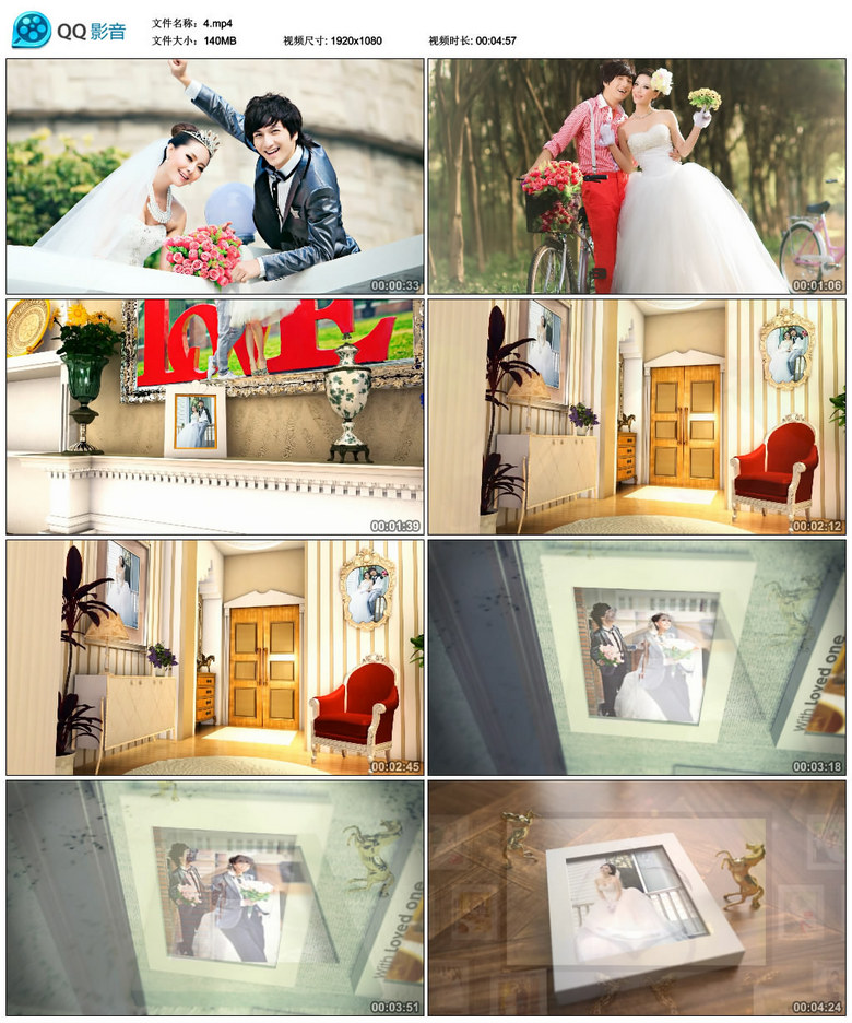 婚纱照三联动照片墙_婚纱照三联动照片挂法