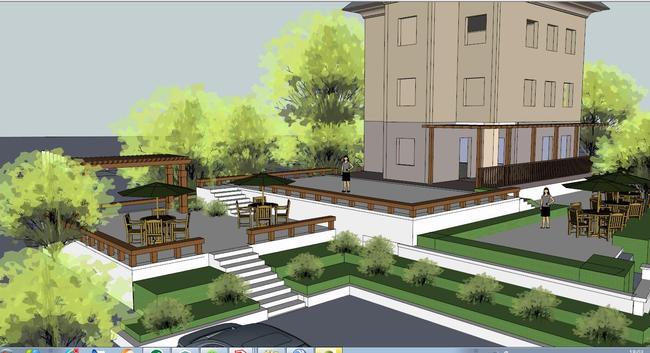 美丽乡村庭院改造草图大师su模型(图片编号:1