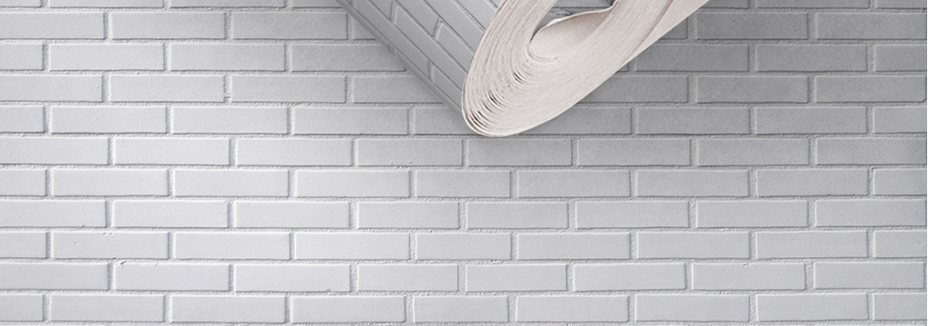 白色光亮砖块纹理墙纸