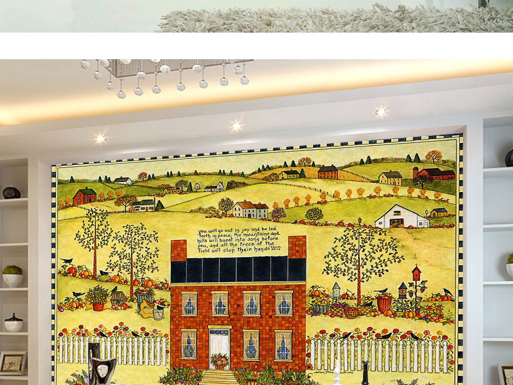 美国西部农场庄园瓜果遍地小清新美式.图片设