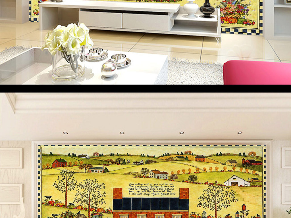 美国西部农场庄园瓜果遍地小清新美式.图片设