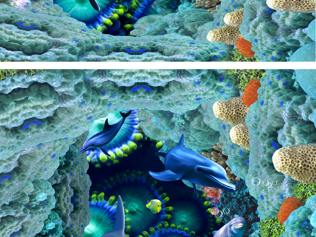 我图网提供精品流行海底世界海豚3D立体画地板地砖素材下载,作品模板源文件可以编辑替换,设计作品简介: 海底世界海豚3D立体画地板地砖 位图, RGB格式高清大图,使用软件为 Photoshop CS6(.psd) 海洋世界3D地板 3D地砖 浴室艺术地板 商场3D地板 酒店地板