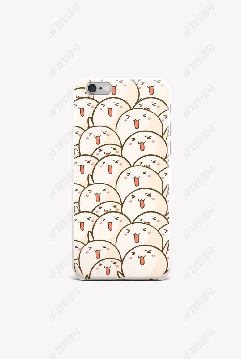 可爱糯米团子图案手机壳图片下载psd素材-卡通