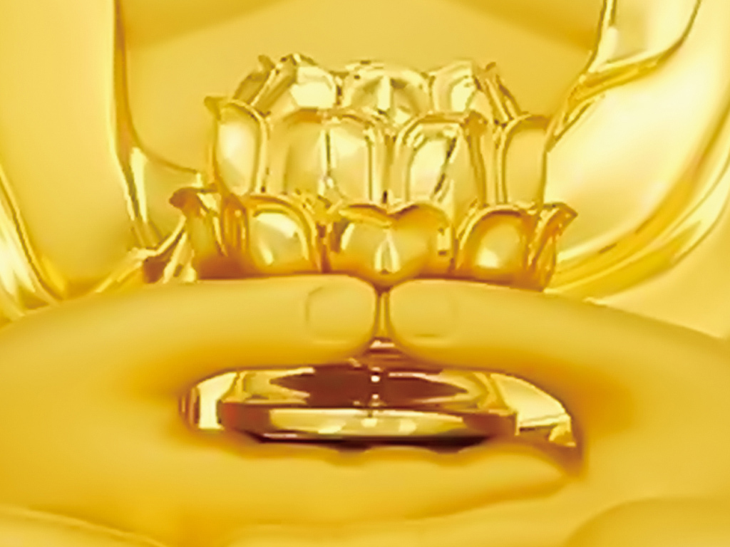 金色阿弥陀佛装饰画背景墙壁画