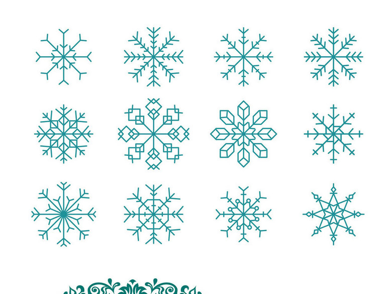 雪花空调制冷除霜矢量图标snow(图片编号:156