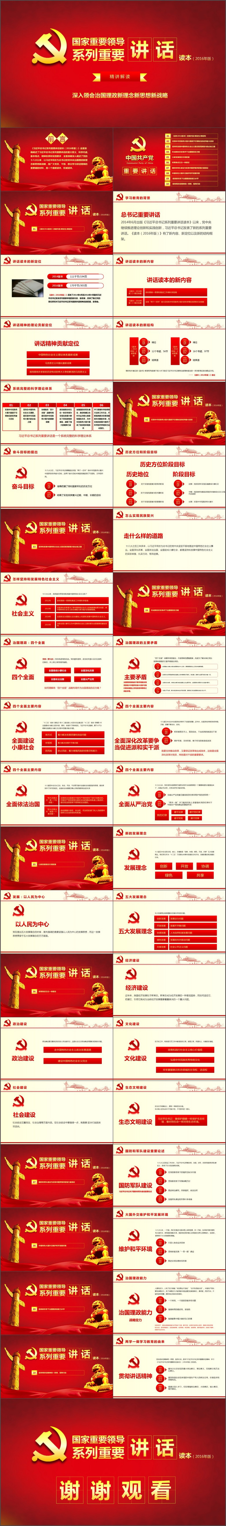 国家重要领导系列重要讲话ppt 版权图片 设计师 深度视觉 素材