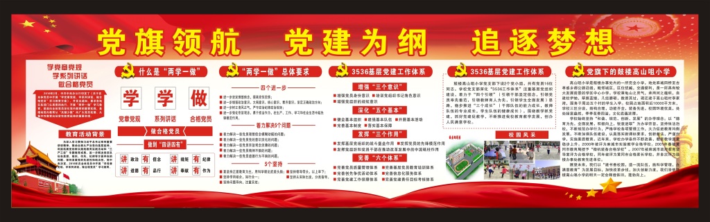 党建展板(图片编号:15676288)_学校展板设计_我图网