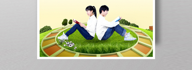 新东方出国留学海报图片设计素材_高清PSD分