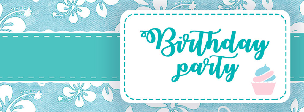 全套三色清新文艺满月百日生日派对宣传海报