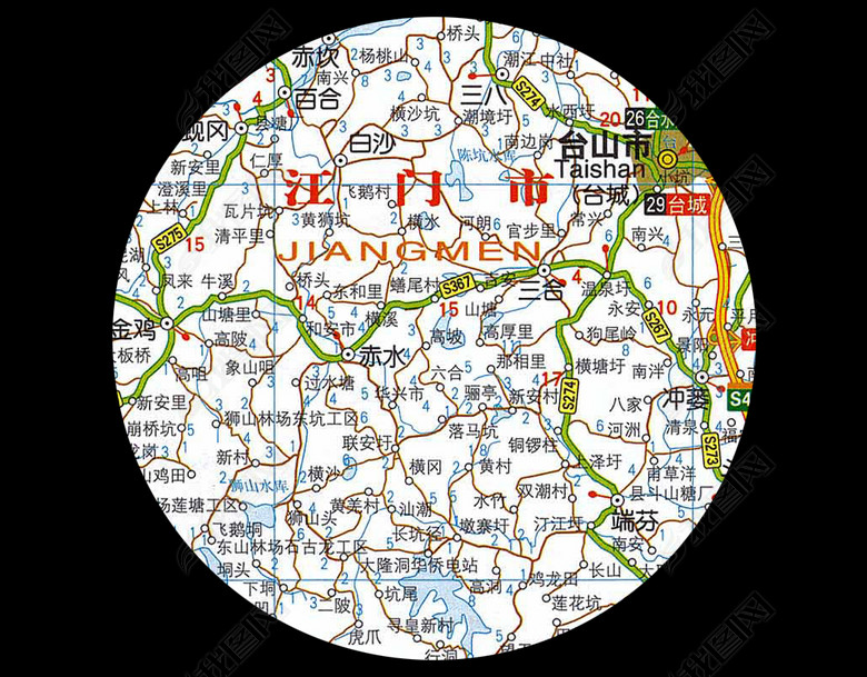 茂名地图阳江地图云浮地图江门地图(图片编号