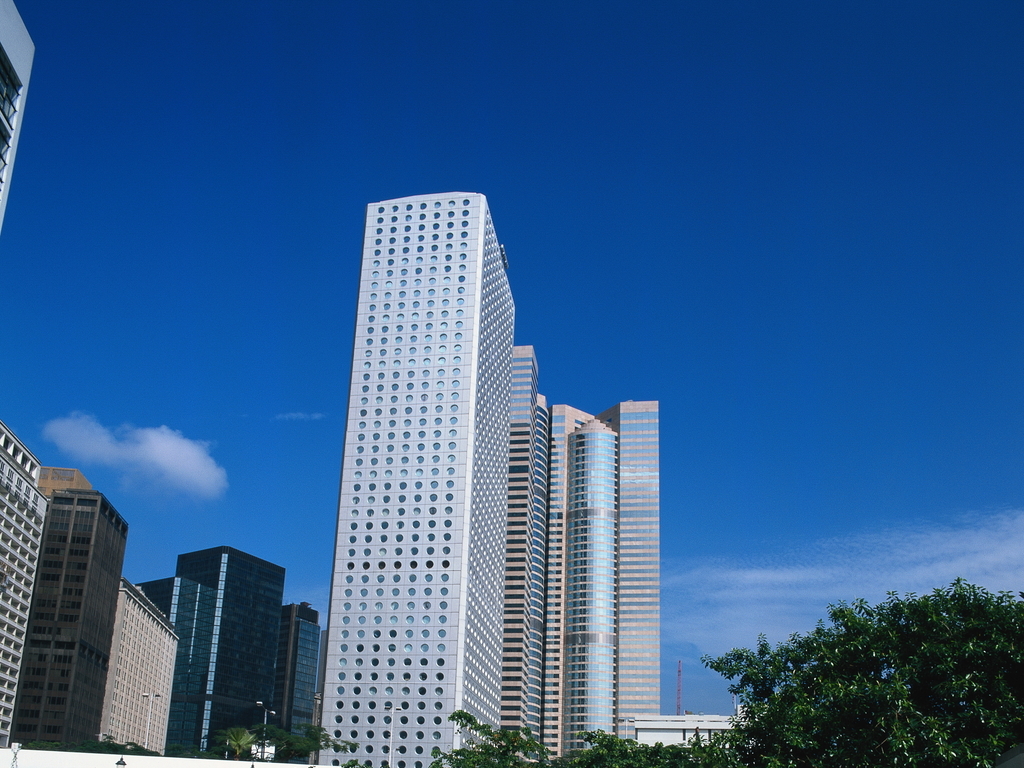 中国城市风景著名旅游风景都市建筑