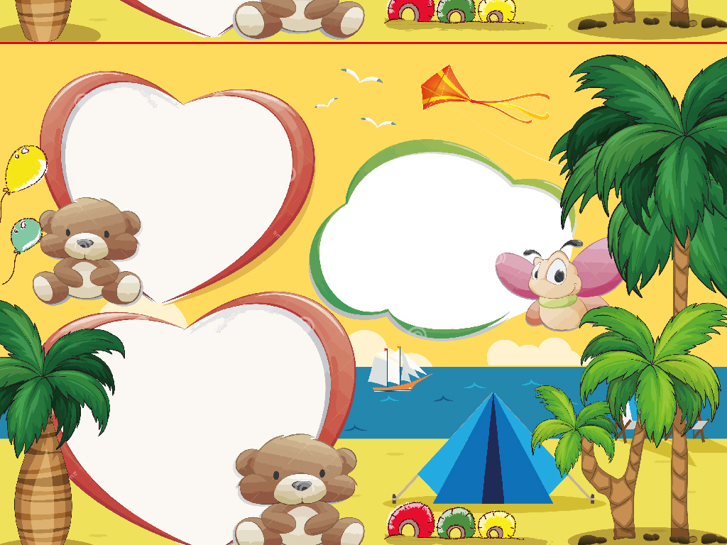 电子卡通小报模板下载