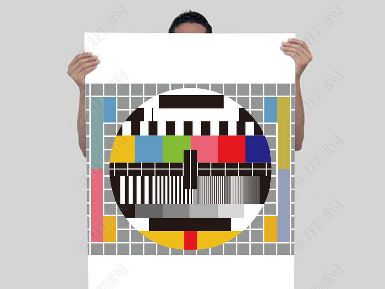 电视花屏雪花噪点没信号背景(图片编号:15959