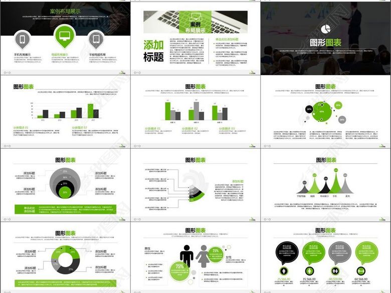 商业计划书团队创业产品介绍数据图表(图片编