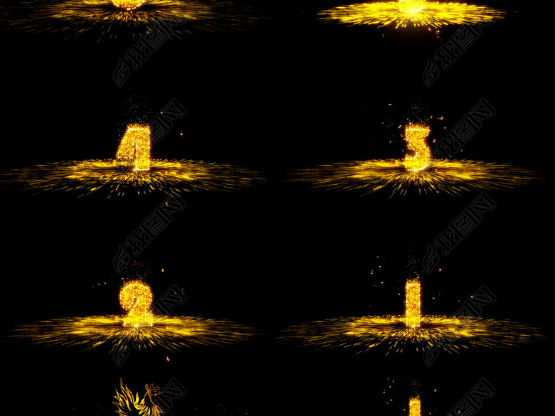年会震撼片头倒计时PPT模板(图片编号:15970