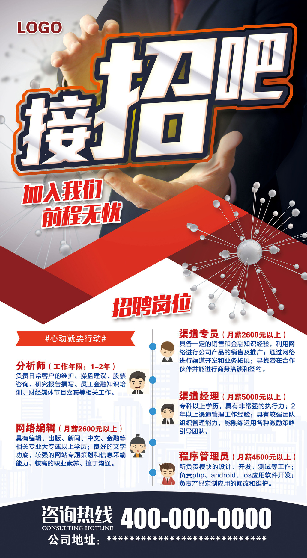 招聘会海报_招聘会招聘海报图片(3)