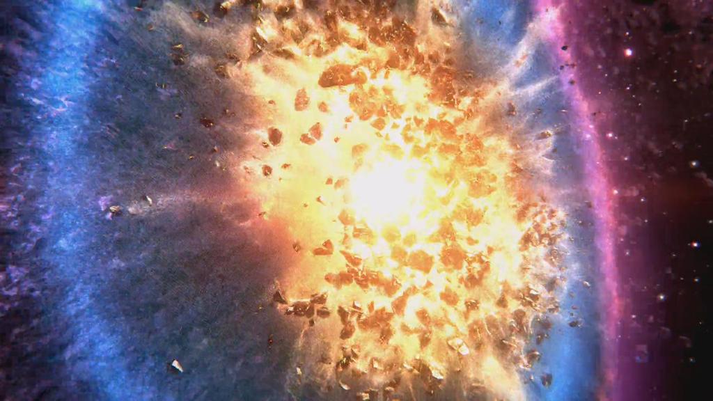 陨石坠落LOGOAE模板