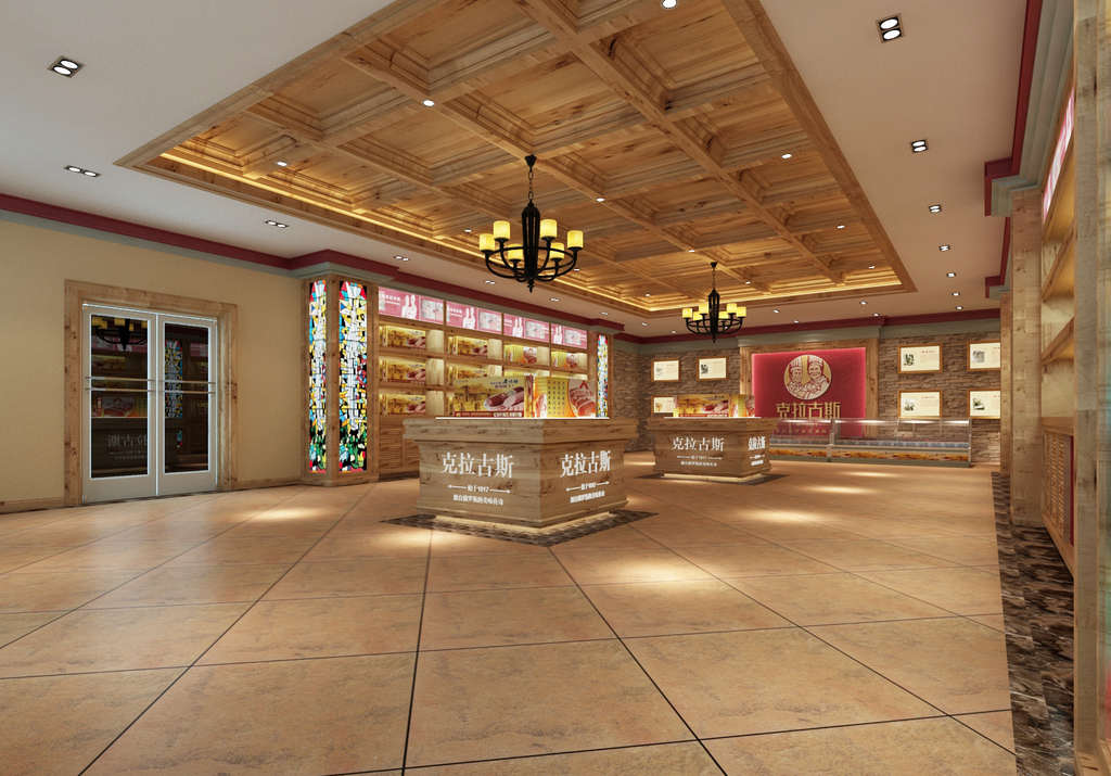 熟食店专卖店展台