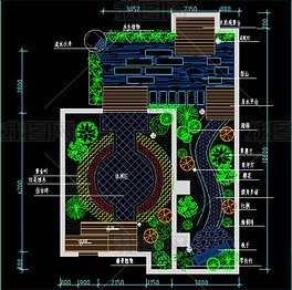 花园园林CAD平面图