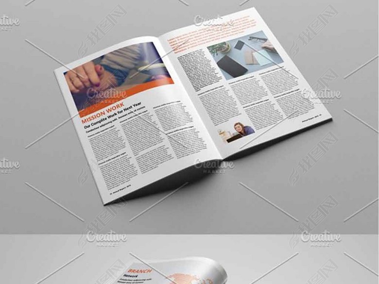 2017企业年度报告宣传画册模板(图片编号:160