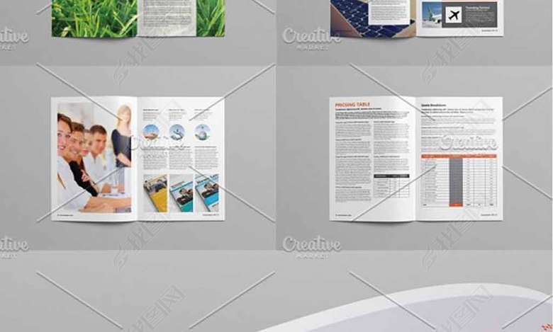 2017企业年度报告宣传画册模板(图片编号:160