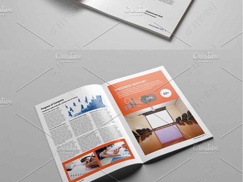 2017企业年度报告宣传画册模板(图片编号:160