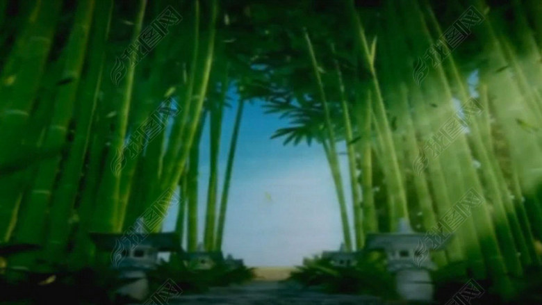 舞蹈功夫熊猫少儿舞蹈舞台LED大屏动态背景(