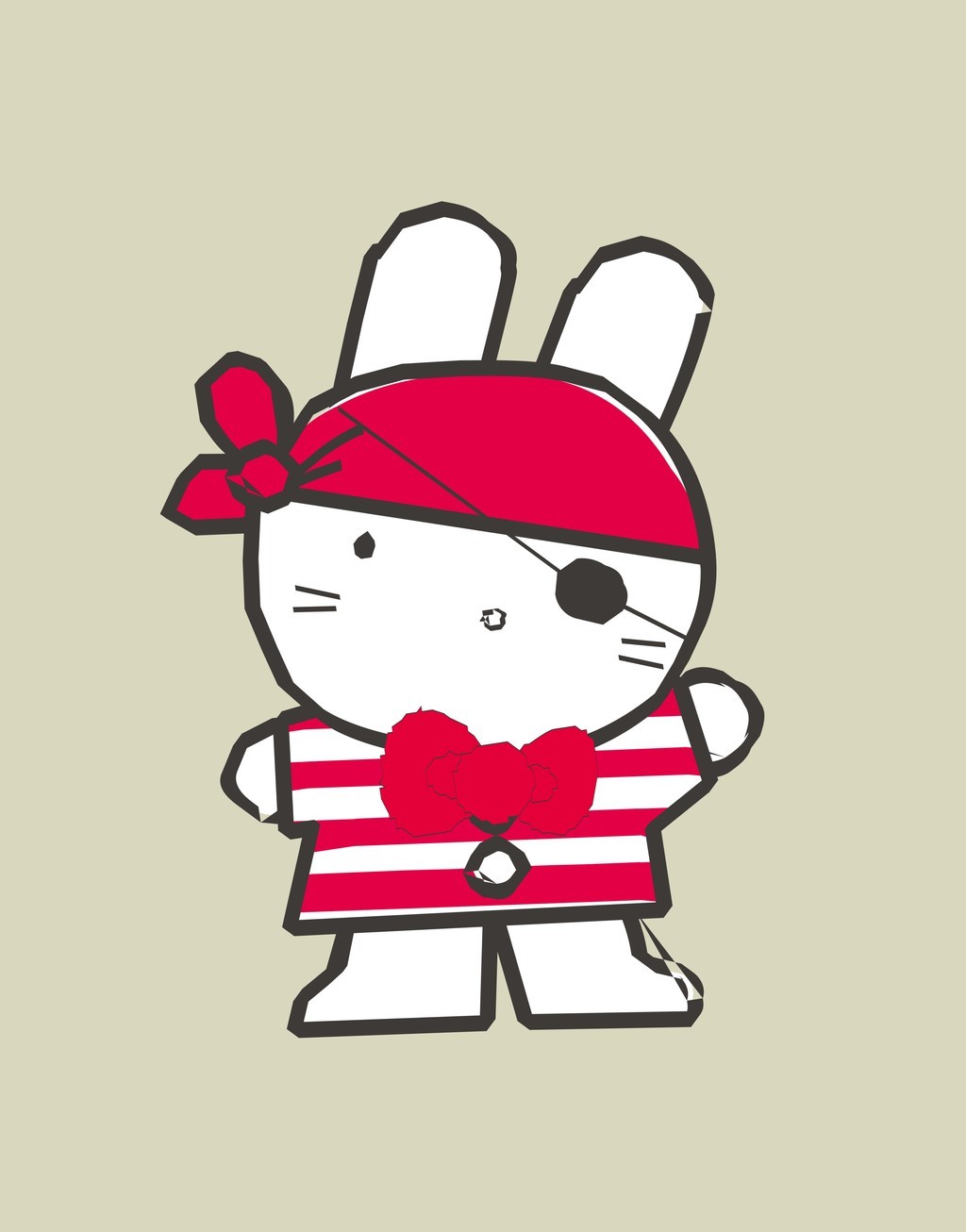 卡通动物卡通图案手机壳图案设计兔子图片素材