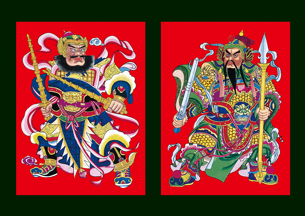 新年门神图片