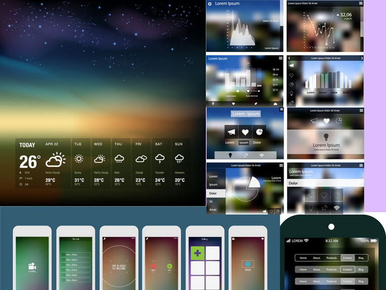 手机app微信小程序AI源文件手机软件(图片编号