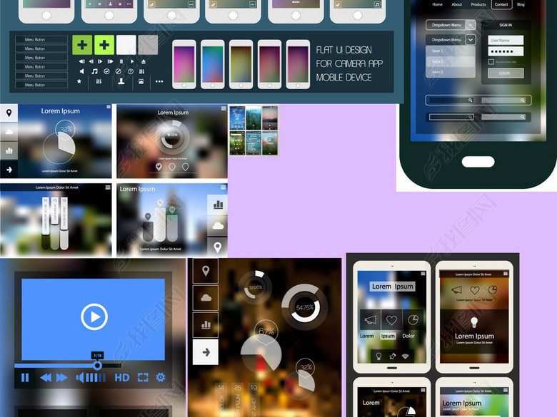 手机app微信小程序AI源文件手机软件图片下载