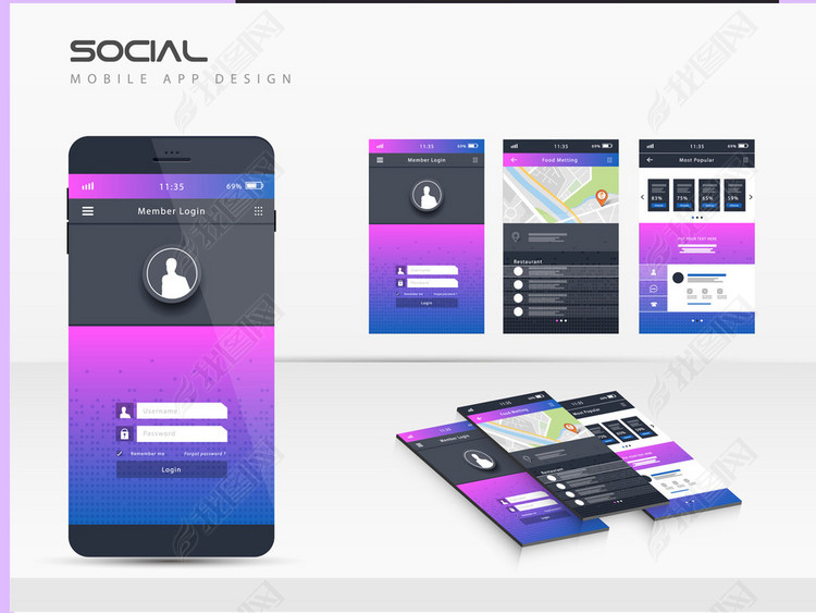 手机app微信小程序AI源文件手机软件