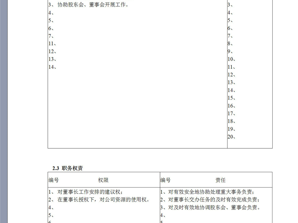 董事长岗位职责_岗位职责图片(3)