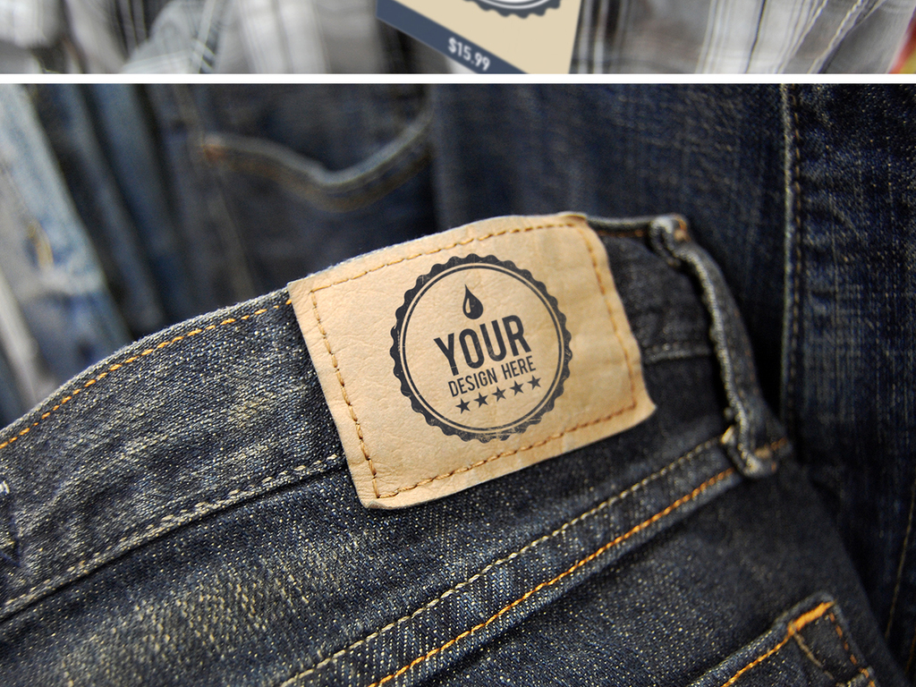 服装品牌领标吊牌样机图片设计素材_高清其他