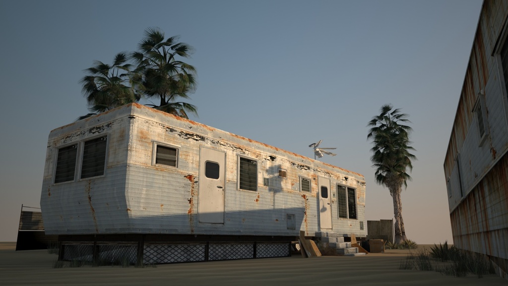 幸存者营地建筑3D模型