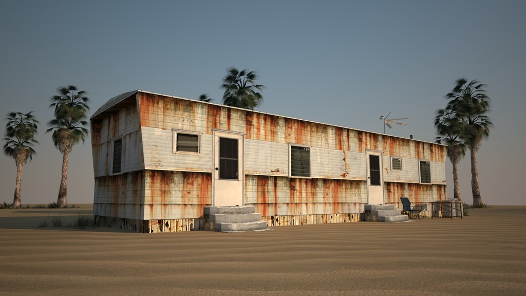 幸存者营地建筑3D模型