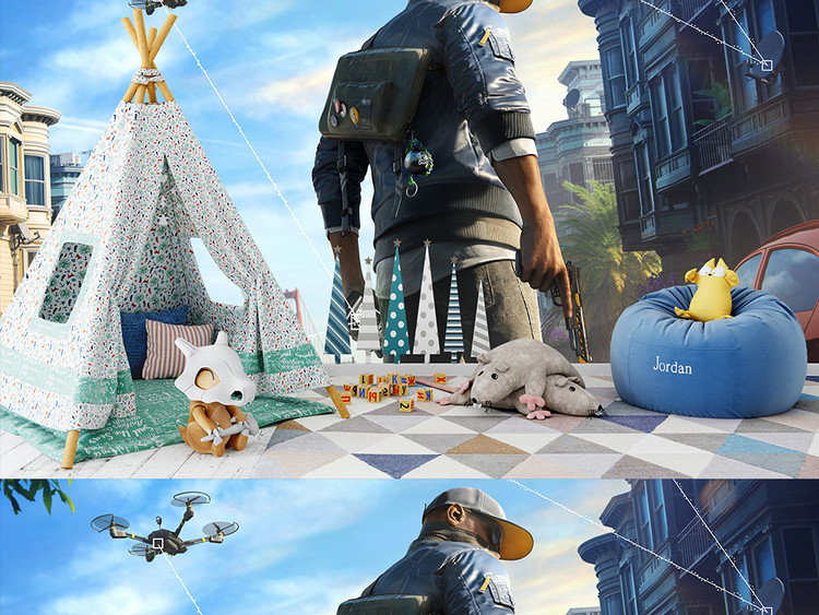 网吧网咖游戏3D战争GTA背景墙高清模板