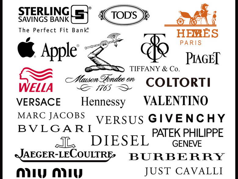 矢量国际品牌奢侈品服装品牌标志LOGO(图片